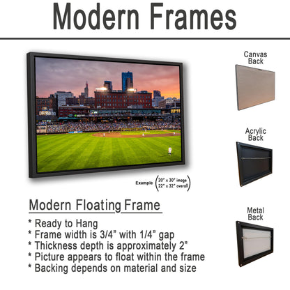 St. Paul Saints Baseball CHS Field Twilight Photography Print, Downtown Minnesota Stadium Art, Urban Ballpark Decor
