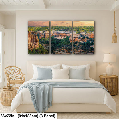 Spruce Tree House at Sunset, Mesa Verde National Park Colorado Photography Print