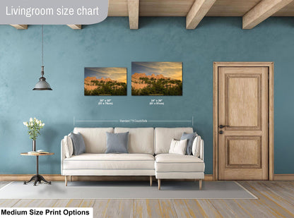 Badlands National Park Golden Rock Sunset Landscape Photography Wall Art