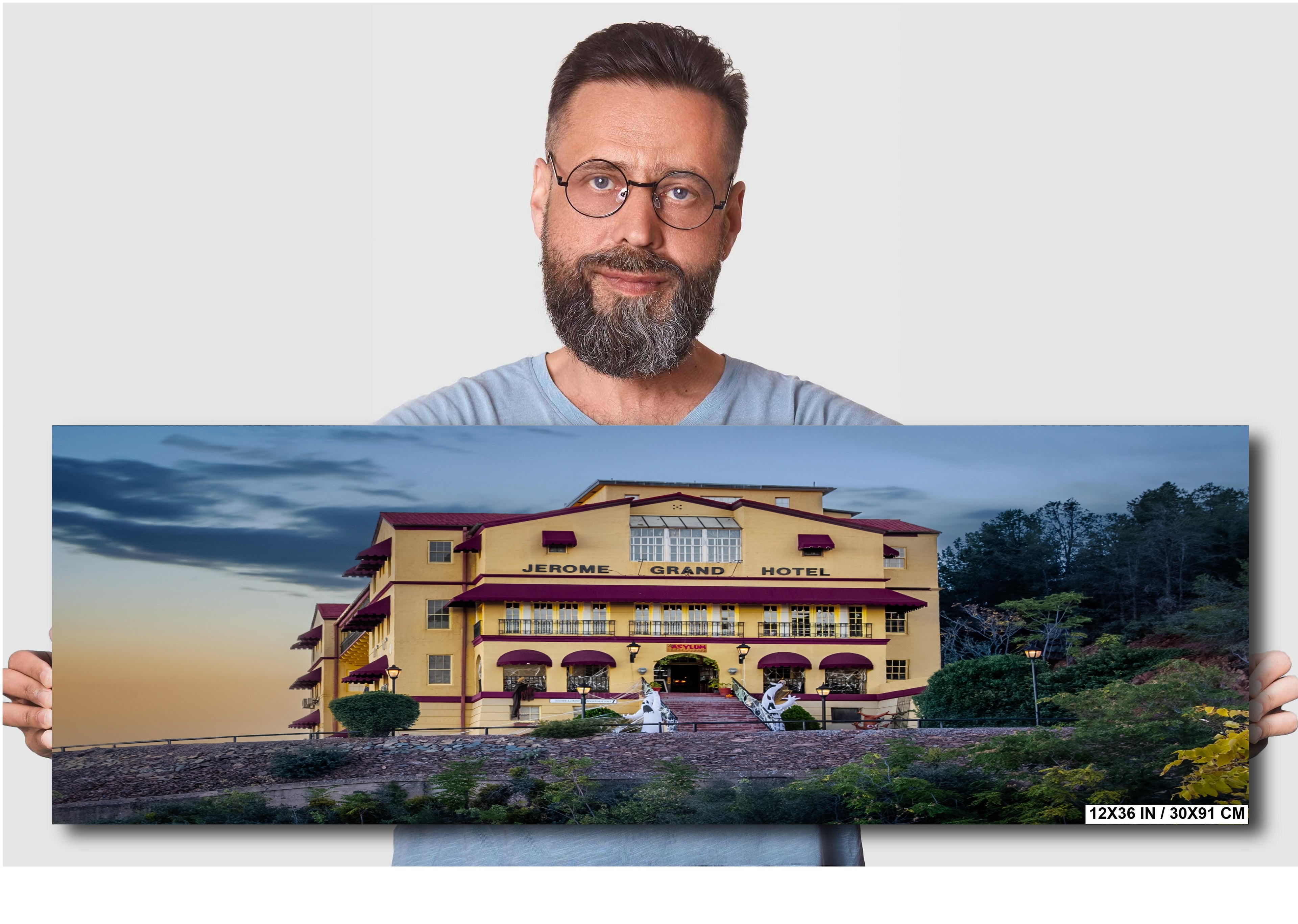Jerome Grand Hotel Haunted Arizona Landmark Photography Wall Art