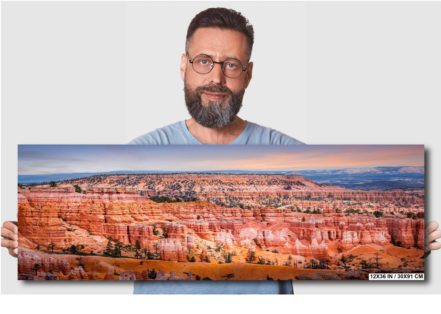 Nature's Artistry: Bryce Canyon Landscape Photography Utah National Park Canvas Print Wall Art