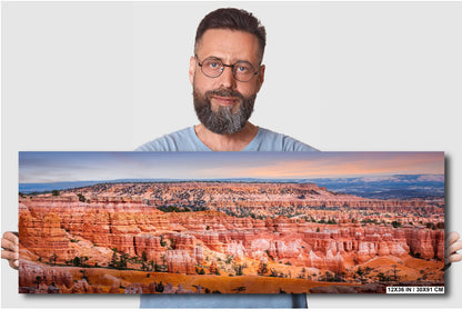 Nature's Artistry: Bryce Canyon Landscape Photography Utah National Park Canvas Print Wall Art