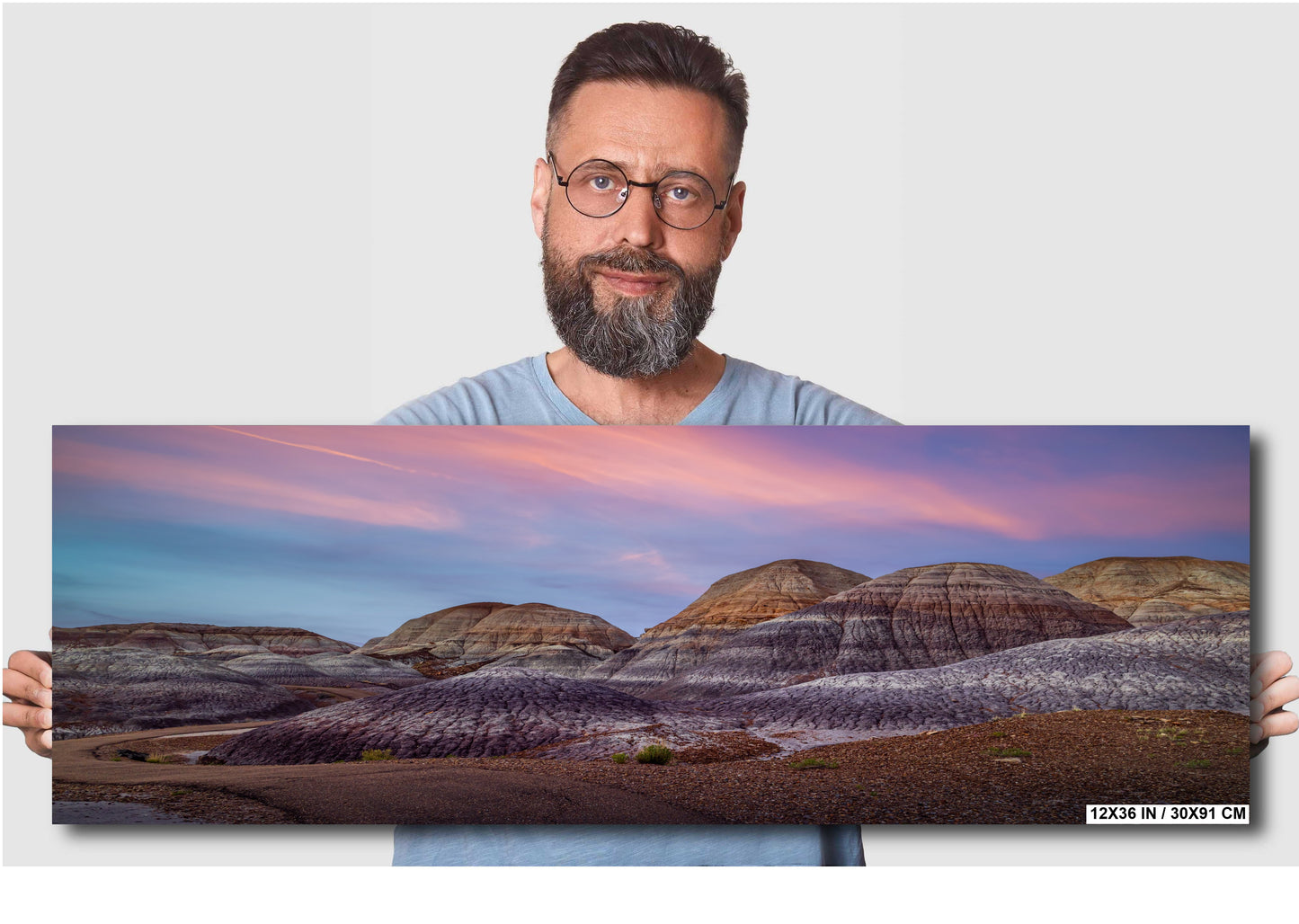 Blue Mesa Arizona Desert Hills Photography Wall Art