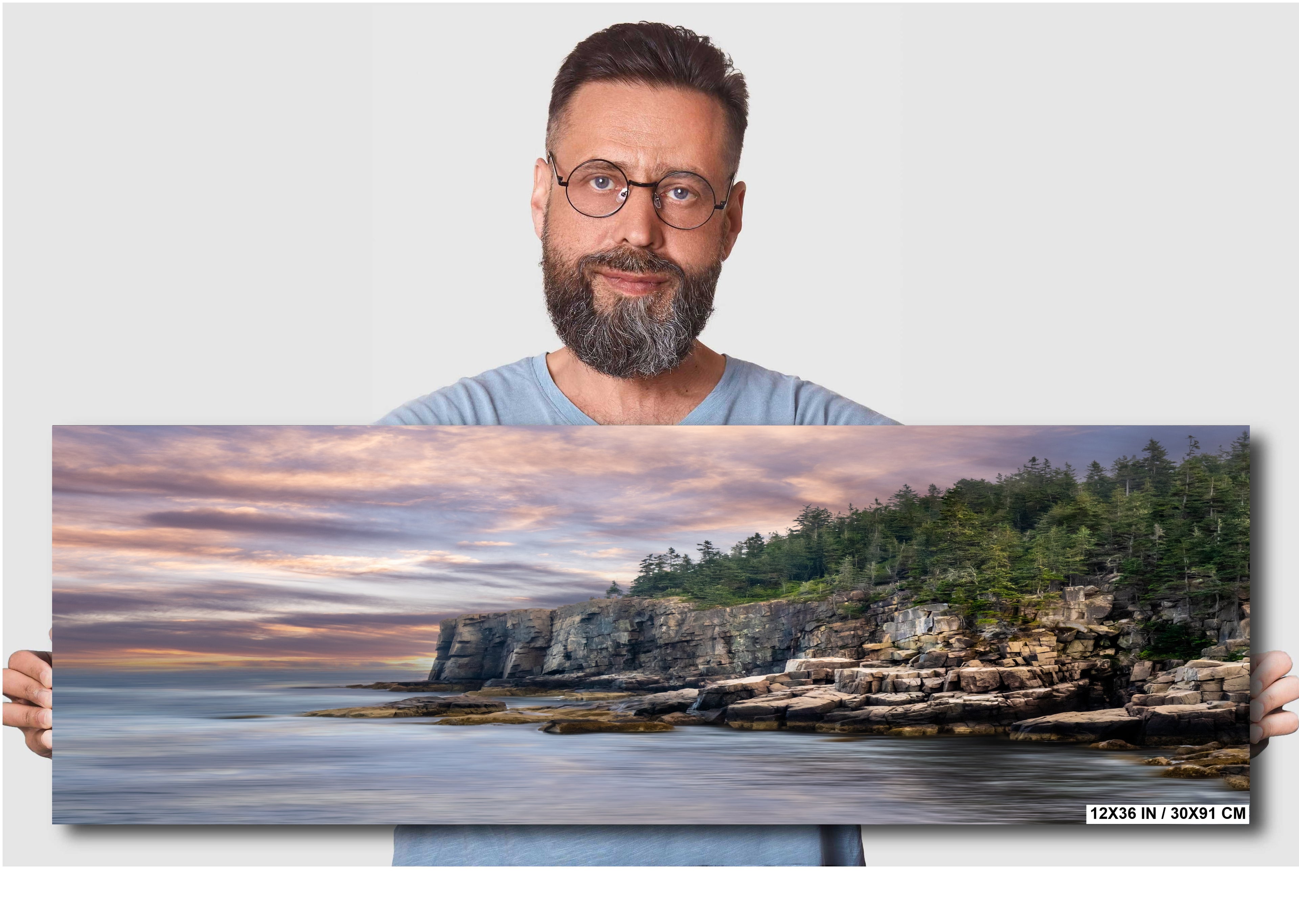 Acadia National Park Print: Otter Cliff, Maine Coastal Photography