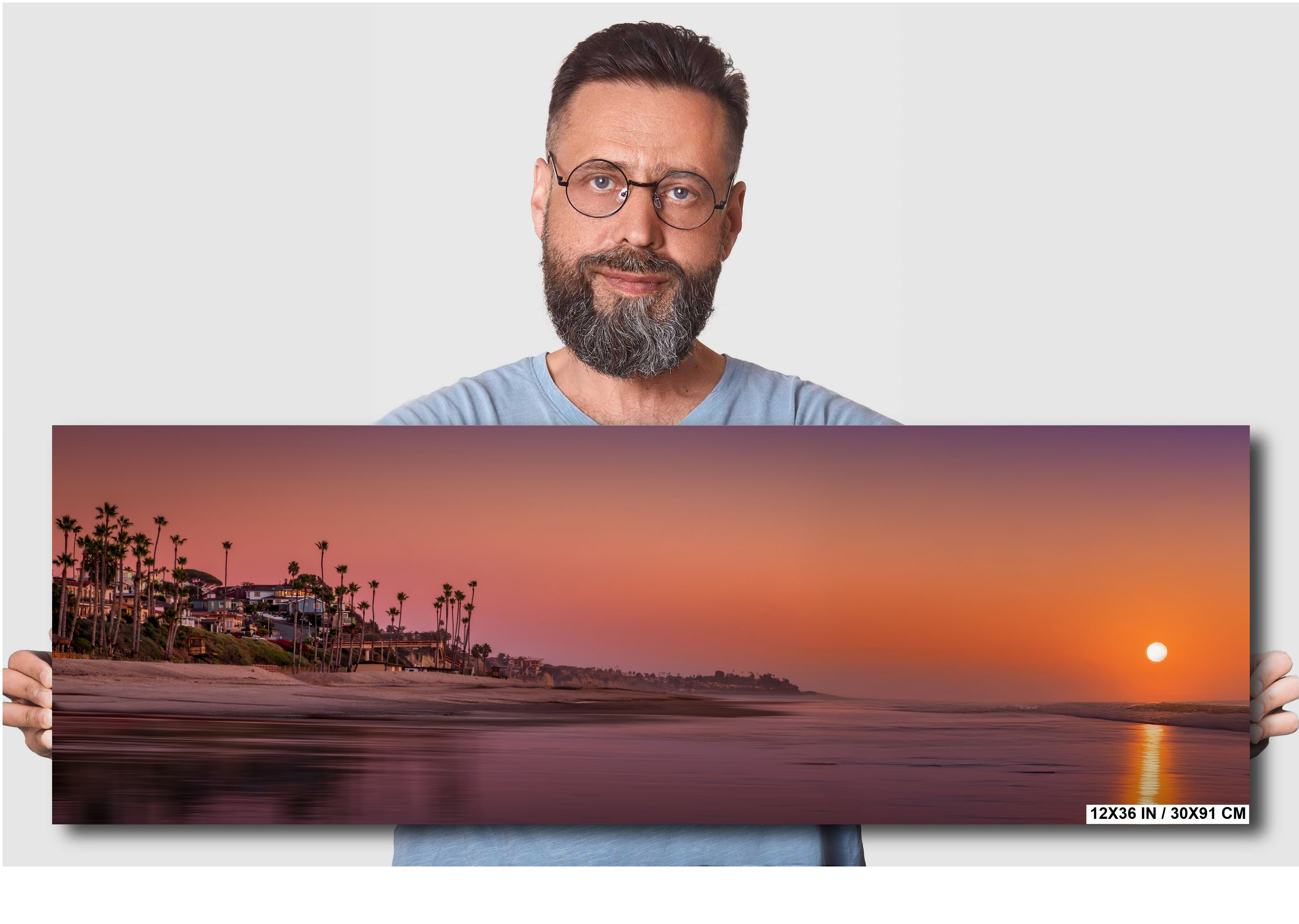 San Clemente Tequila Sunset Beach Print: California Coastal