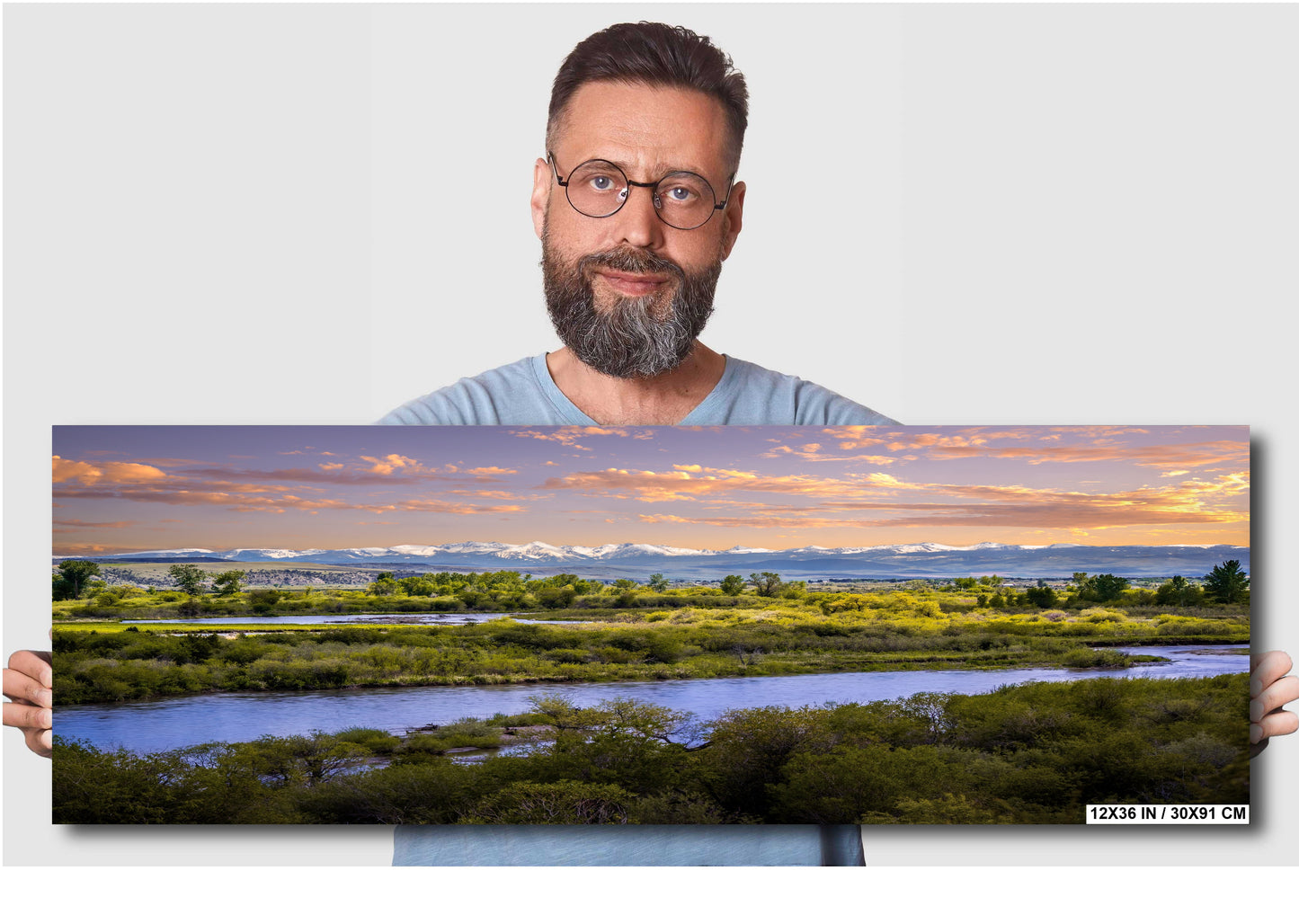 Missouri Headwaters Print: Three Forks Montana Waterscape Photography