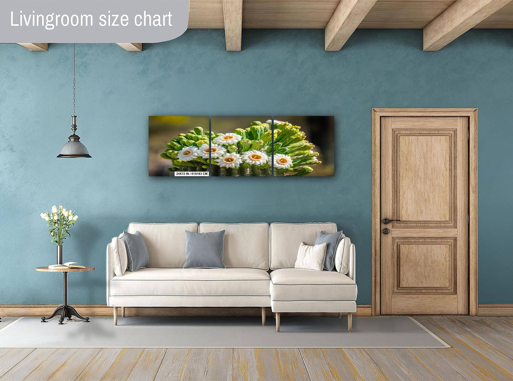 Arizona Saguaro Cactus Flower: Sonoran Desert Nature Photography Wall Art