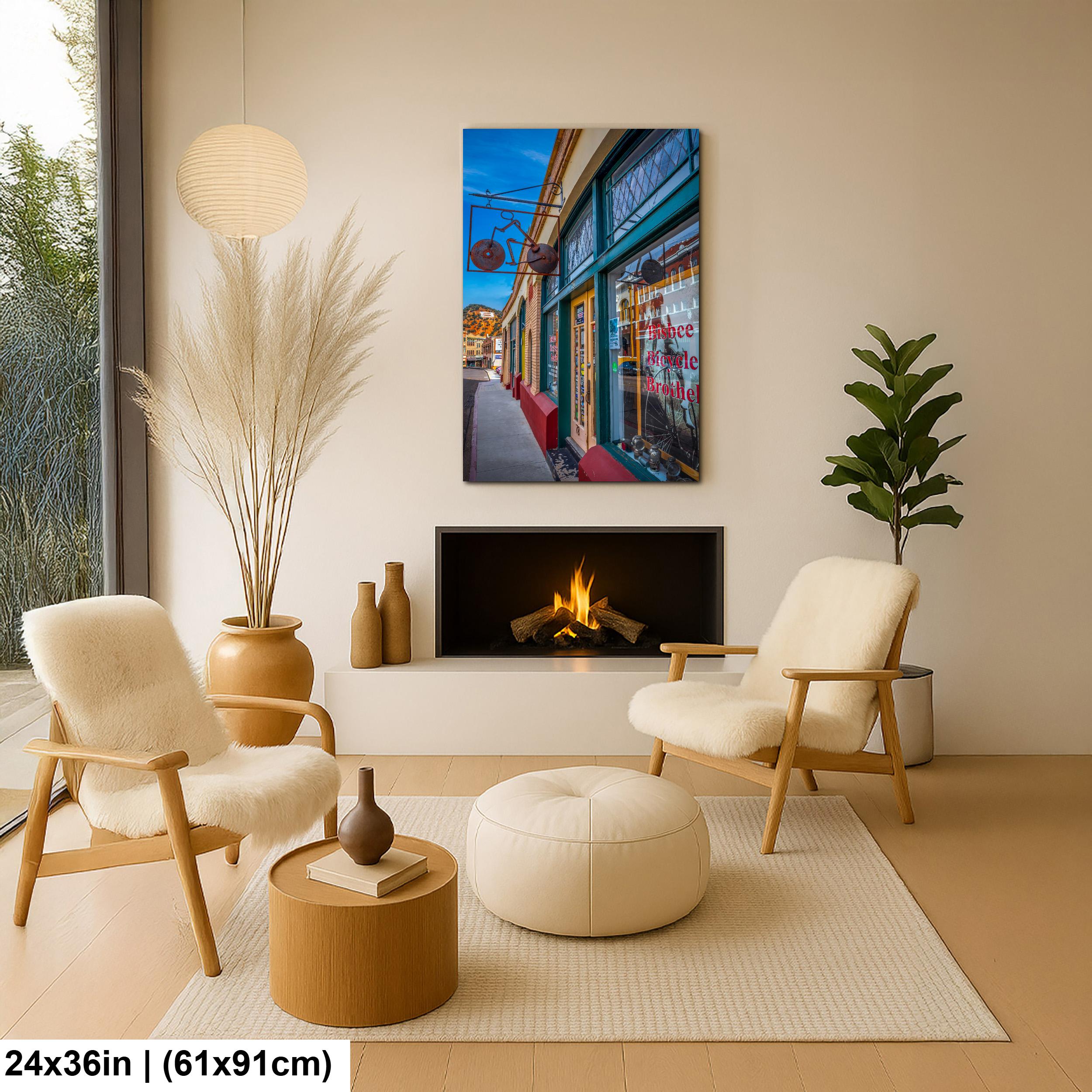 Bisbee Bicycle Brothel Historic Arizona Street Scene Photography Wall Art