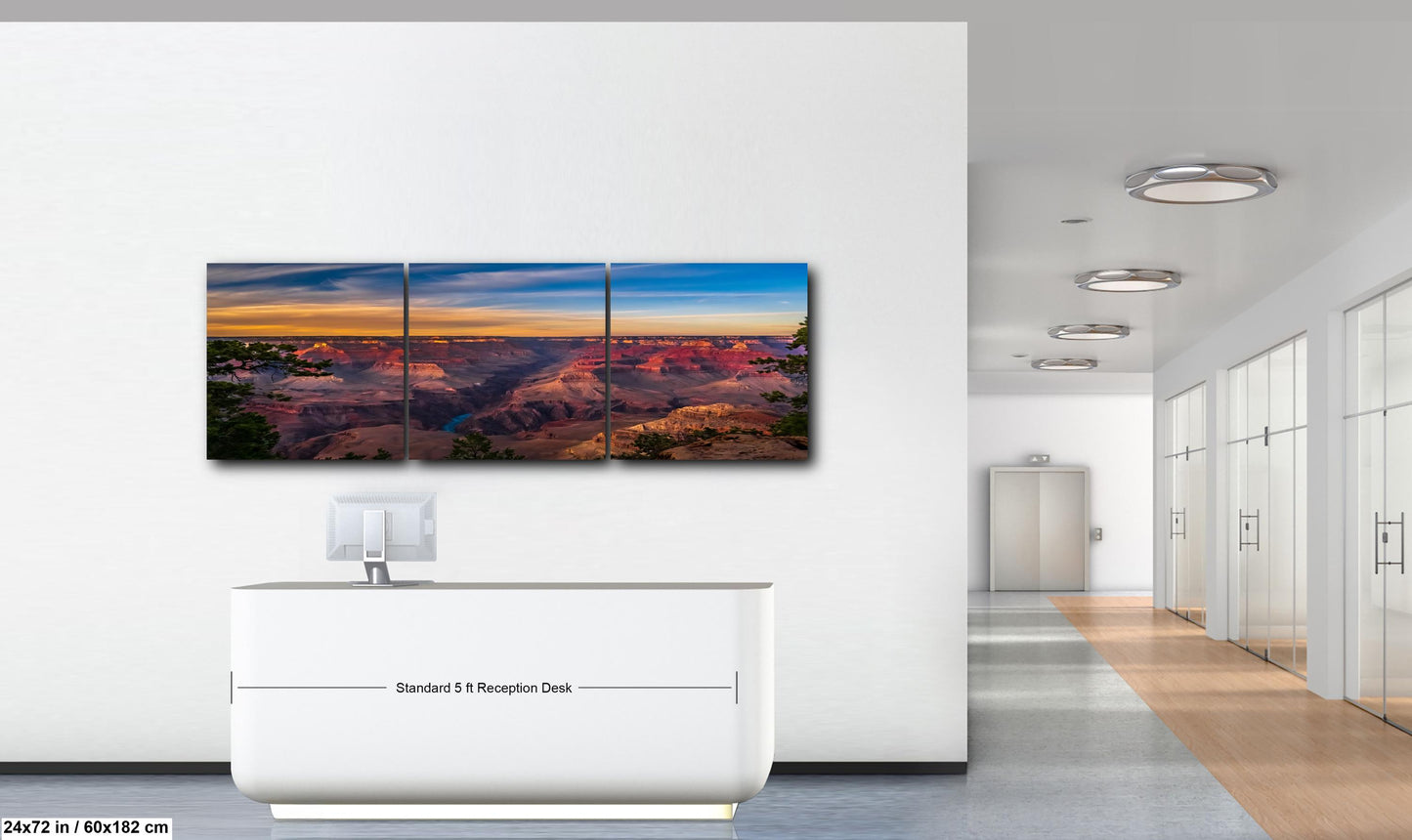 Grand Canyon Sunset Panorama – Colorado River Arizona Photography Wall Art