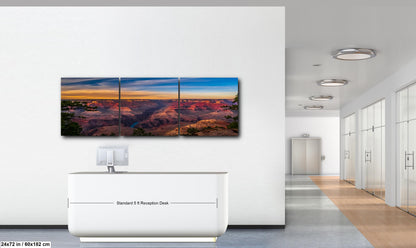 Grand Canyon Sunset Panorama – Colorado River Arizona Photography Wall Art