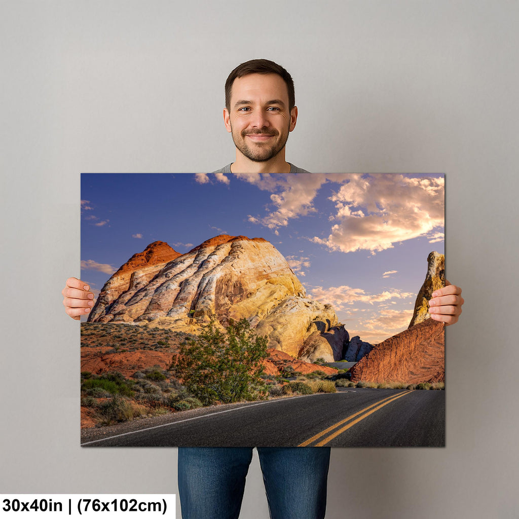 Sandstone Peaks: Red Rock Canyon Las Vegas Nevada Photography Wall Art