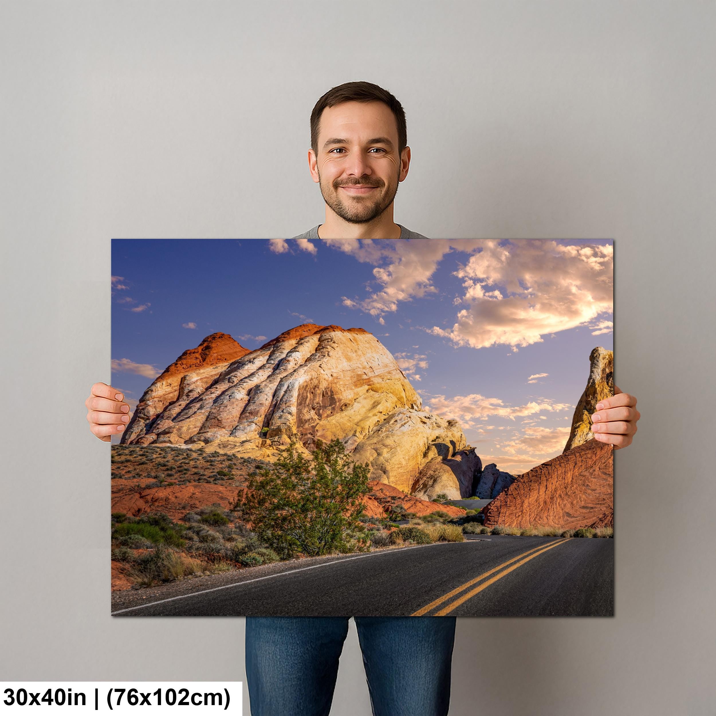 Sandstone Peaks: Red Rock Canyon Las Vegas Nevada Photography Wall Art