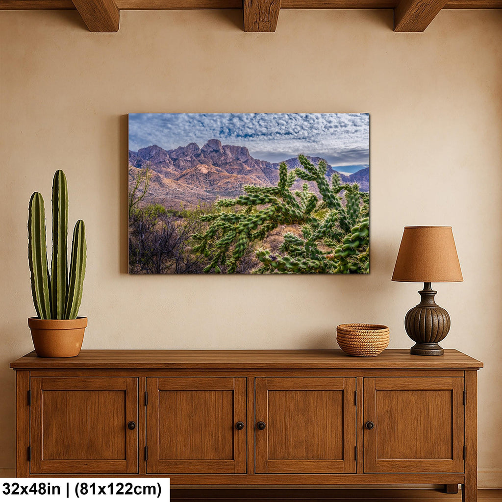 Cholla Cactus Arizona Desert Landscape Photography Wall Art