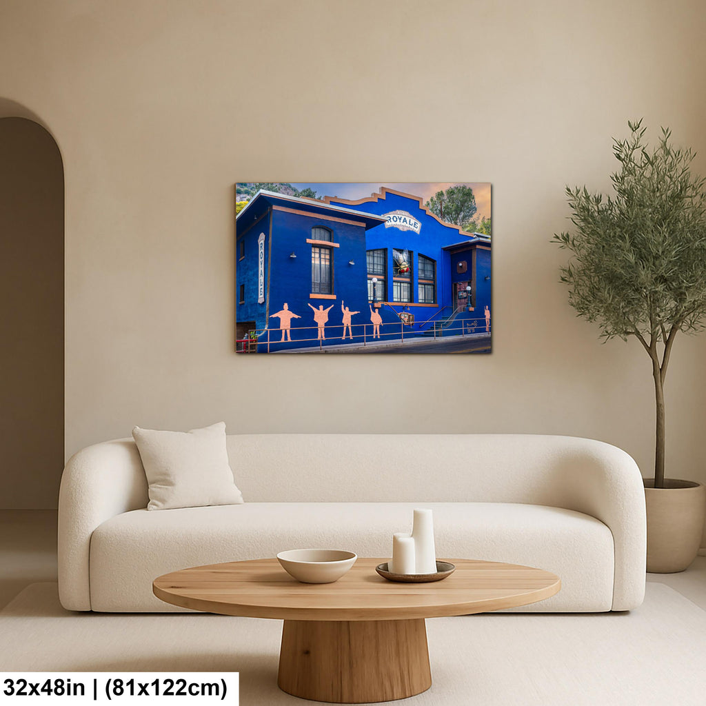 Bisbee Royale Theater Beatles Silhouette Mural Arizona Landmark Photography Wall Art