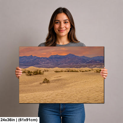 Mesquite Flat Sand Dunes Desert Landscape Photography Print, Death Valley National Park, California Wall Art