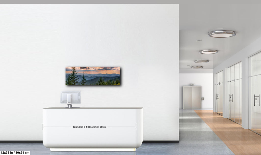 Ridge After Ridge: Great Smoky Mountains Tennessee Landscape Photo Wall Art