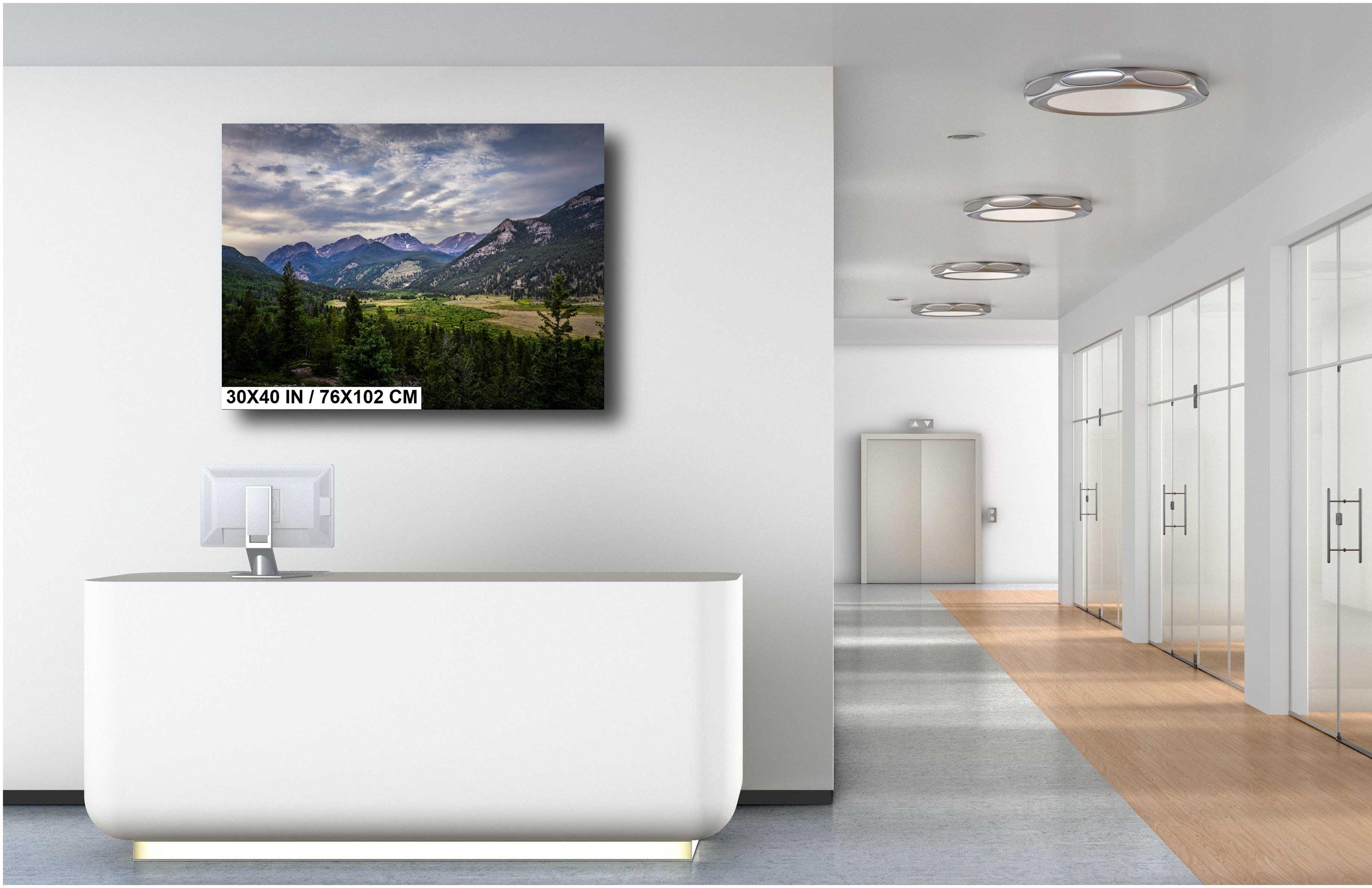 Rocky Mountain Colorado Print: Highlands Landscape Photography Wall Art