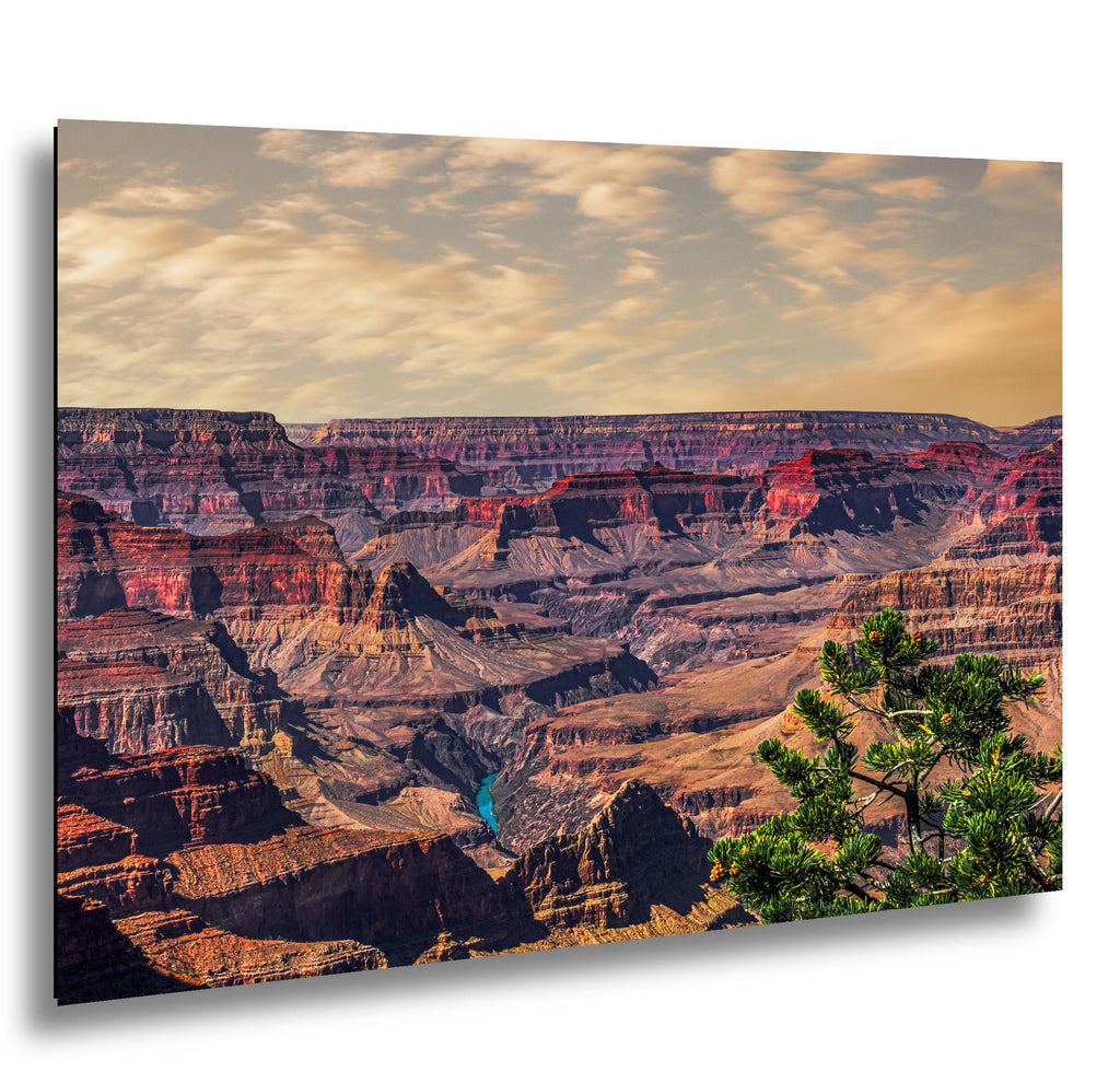 Grand Canyon Panoramic View, Colorado River Arizona Canyon Wall Art, Southwestern Landscape Photography Print
