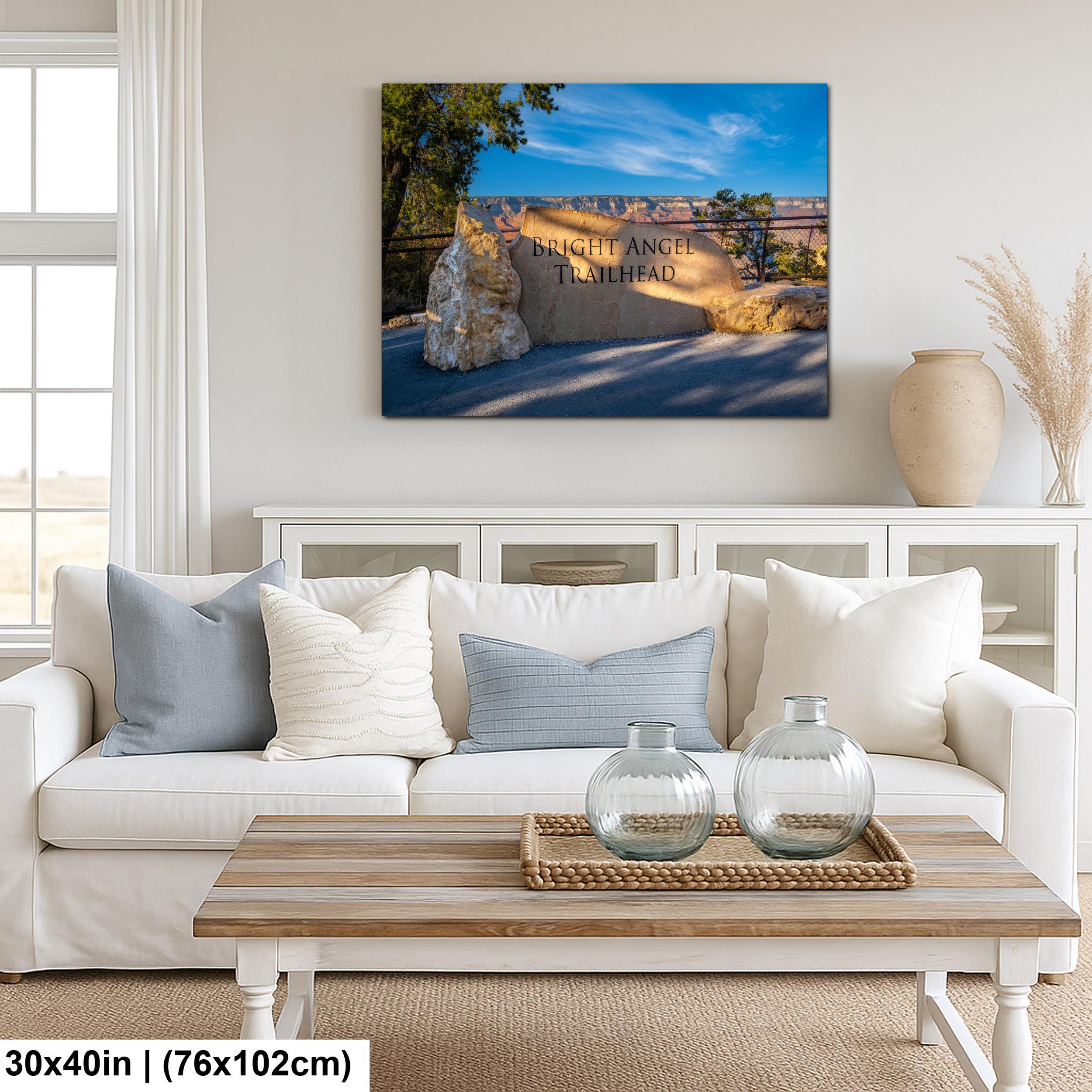Bright Angel Trailhead Grand Canyon Photography Wall Art
