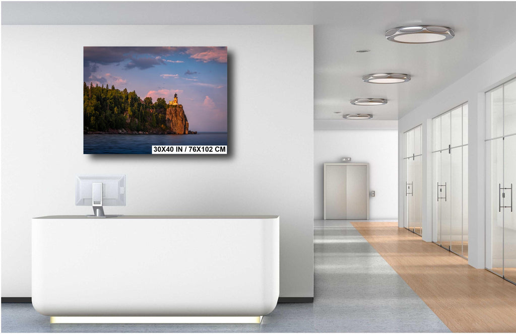 Split Rock Lighthouse Print – Lake Superior Wall Art | North Shore Canvas Decor
