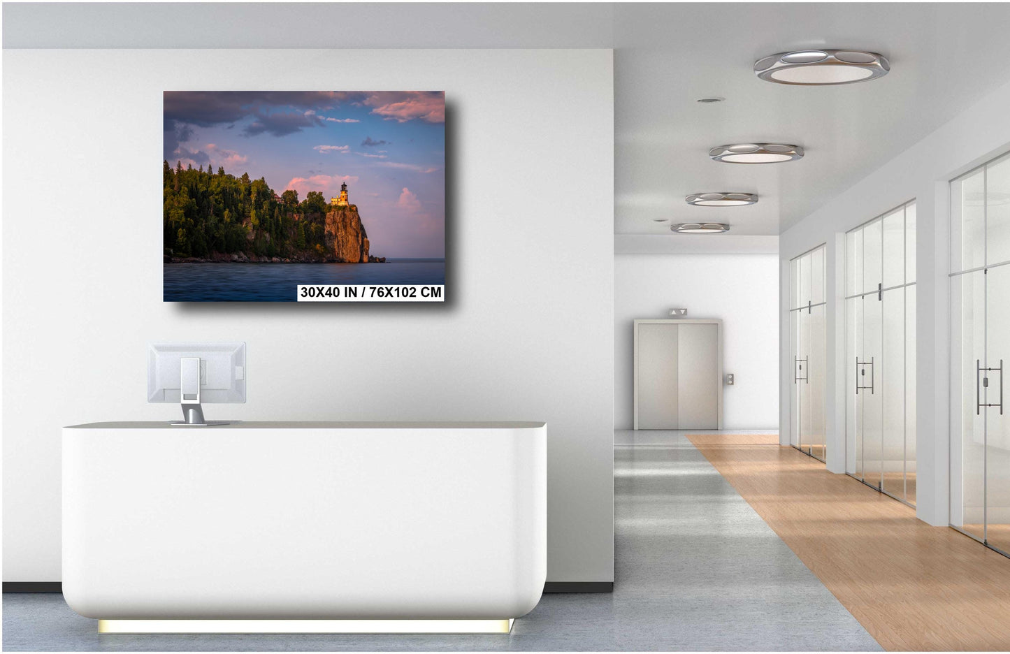 Split Rock Lighthouse Print – Lake Superior Wall Art | North Shore Canvas Decor