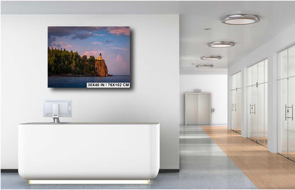 Split Rock Lighthouse Print – Lake Superior Wall Art | North Shore Canvas Decor