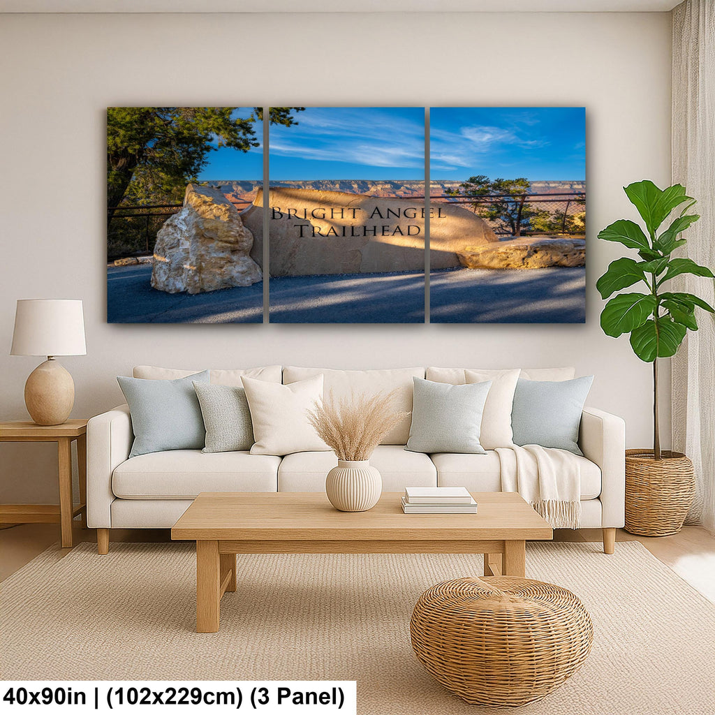 Bright Angel Trailhead Grand Canyon Photography Wall Art