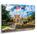 Arizona State Capitol with Flags Photography Print, Phoenix Arizona Government Building, Southwestern Architecture