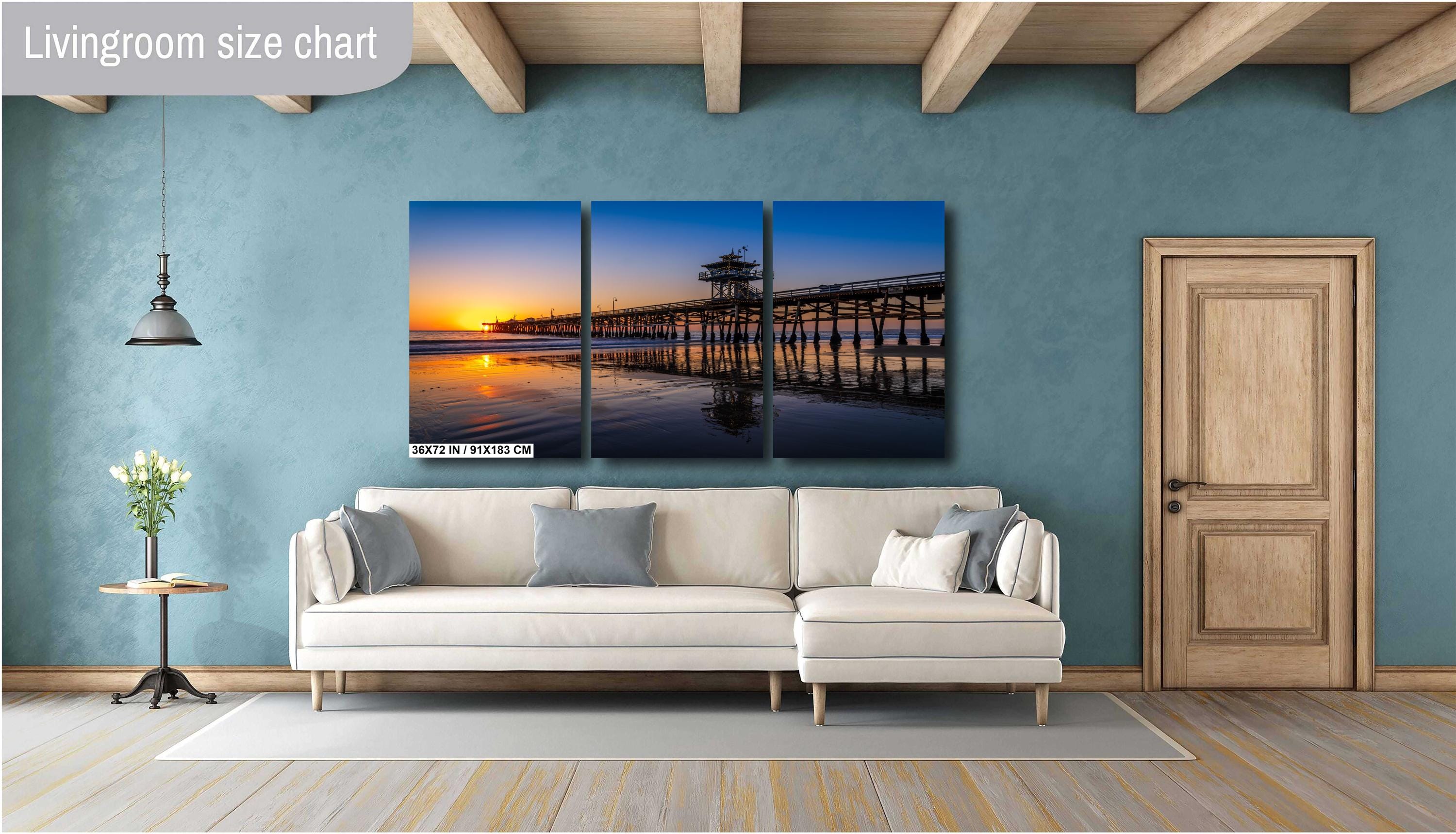San Clemente Pier Sunset Print: Golden Hour Seascape Photography