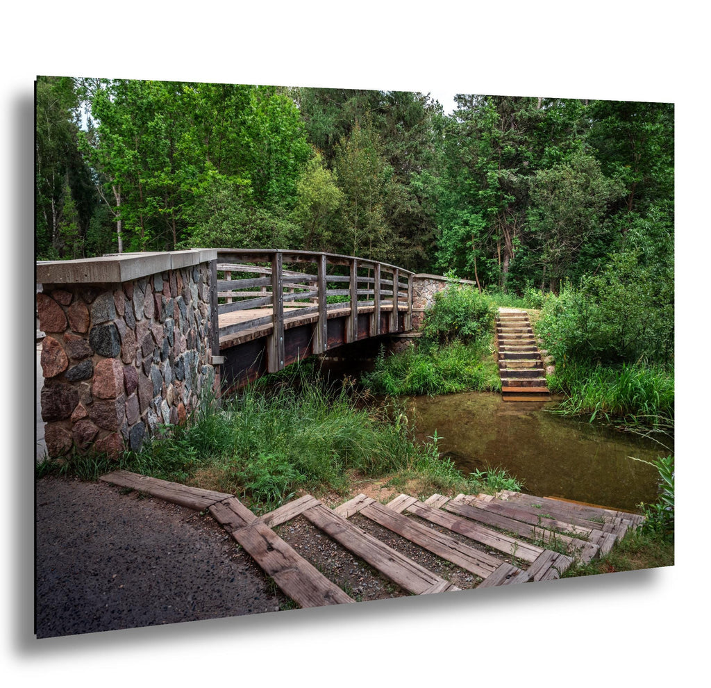 Swinging Bridge: Jay Cooke State Park, Minnesota Nature Photography Wall Art
