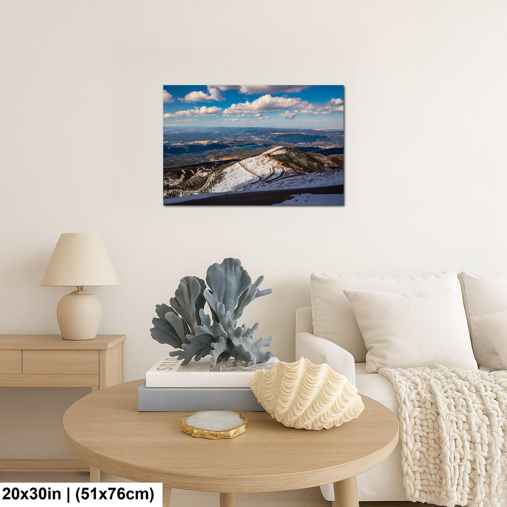 Summit Switchbacks: Pikes Peak Highway Colorado Springs CO Photo Wall Art