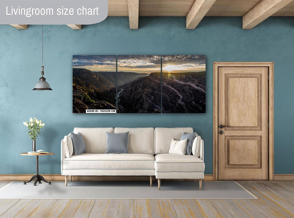 Black Canyon Sunrise Print: Colorado Landscape Photography