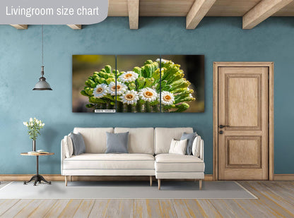 Blooming Arizona Saguaro Cactus Flowers of Spring Wall Art Print Aluminum/Acrylic/Metal/Canvas Tucson Arizona Nature Nature Photography