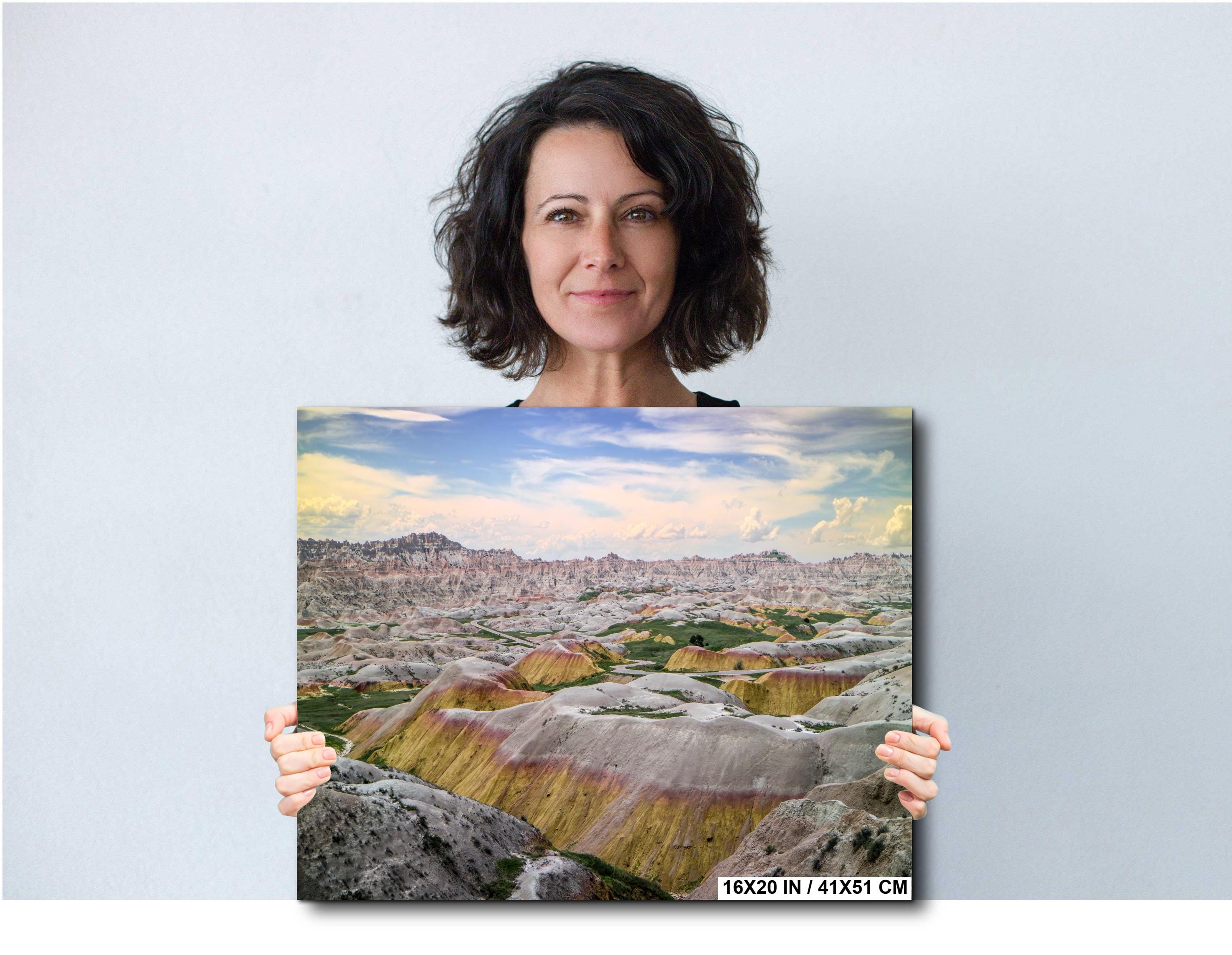 Badlands National Park: Yellow Mounds Overlook Landscape Photography Wall Art