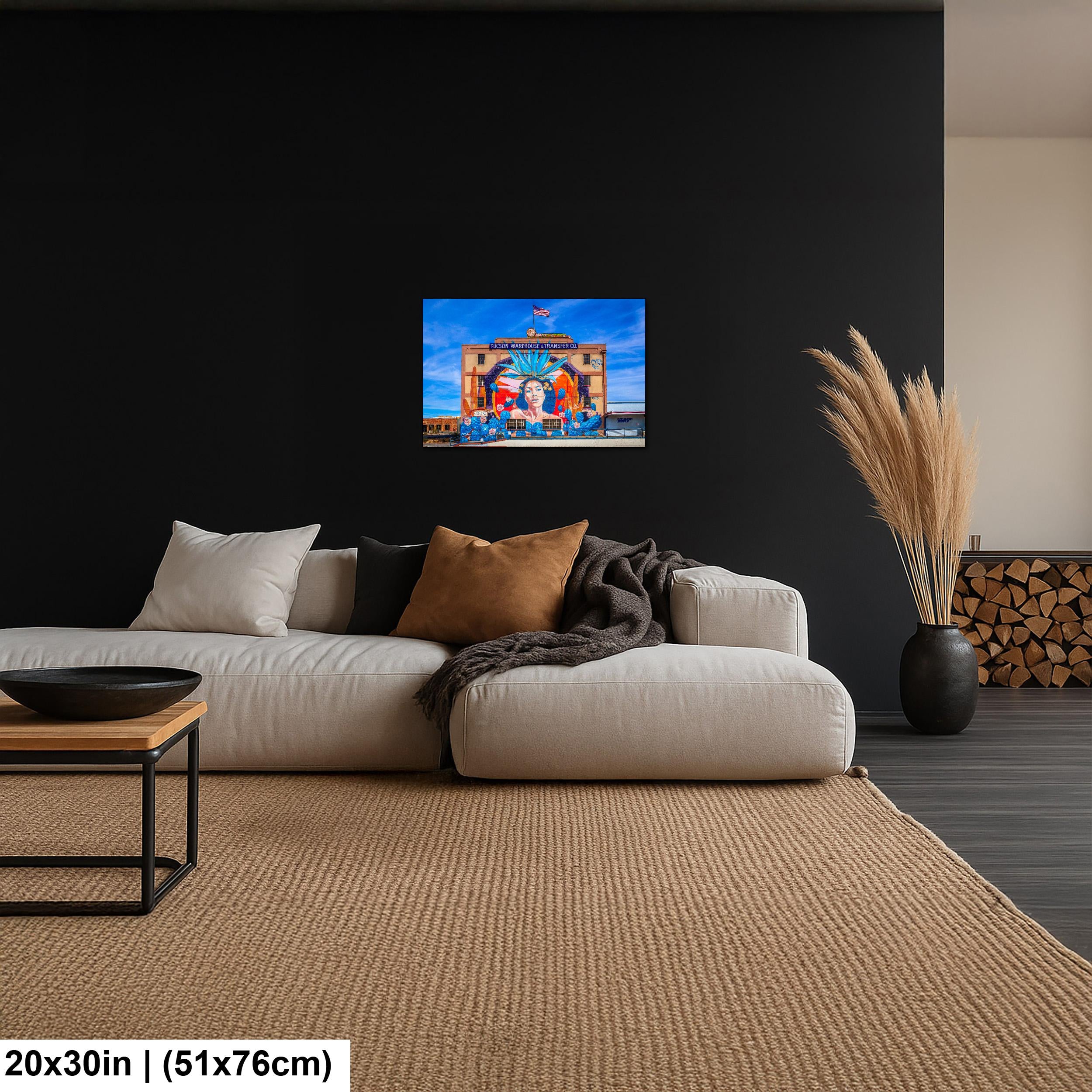 Tucson Mural Warehouse and Transfer Co Arizona Urban Photography Wall Art Decor
