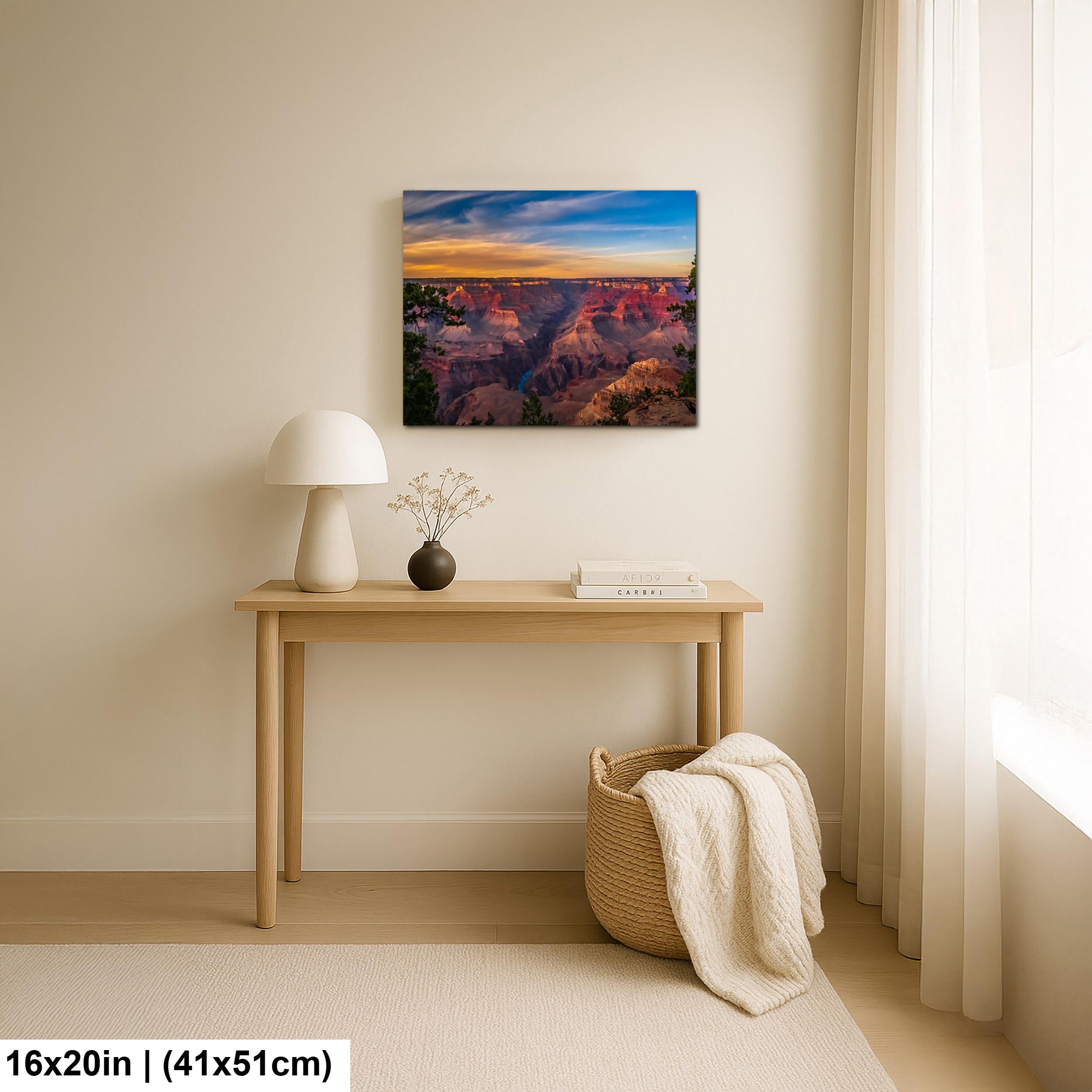 Grand Canyon Sunset Panorama – Colorado River Arizona Photography Wall Art