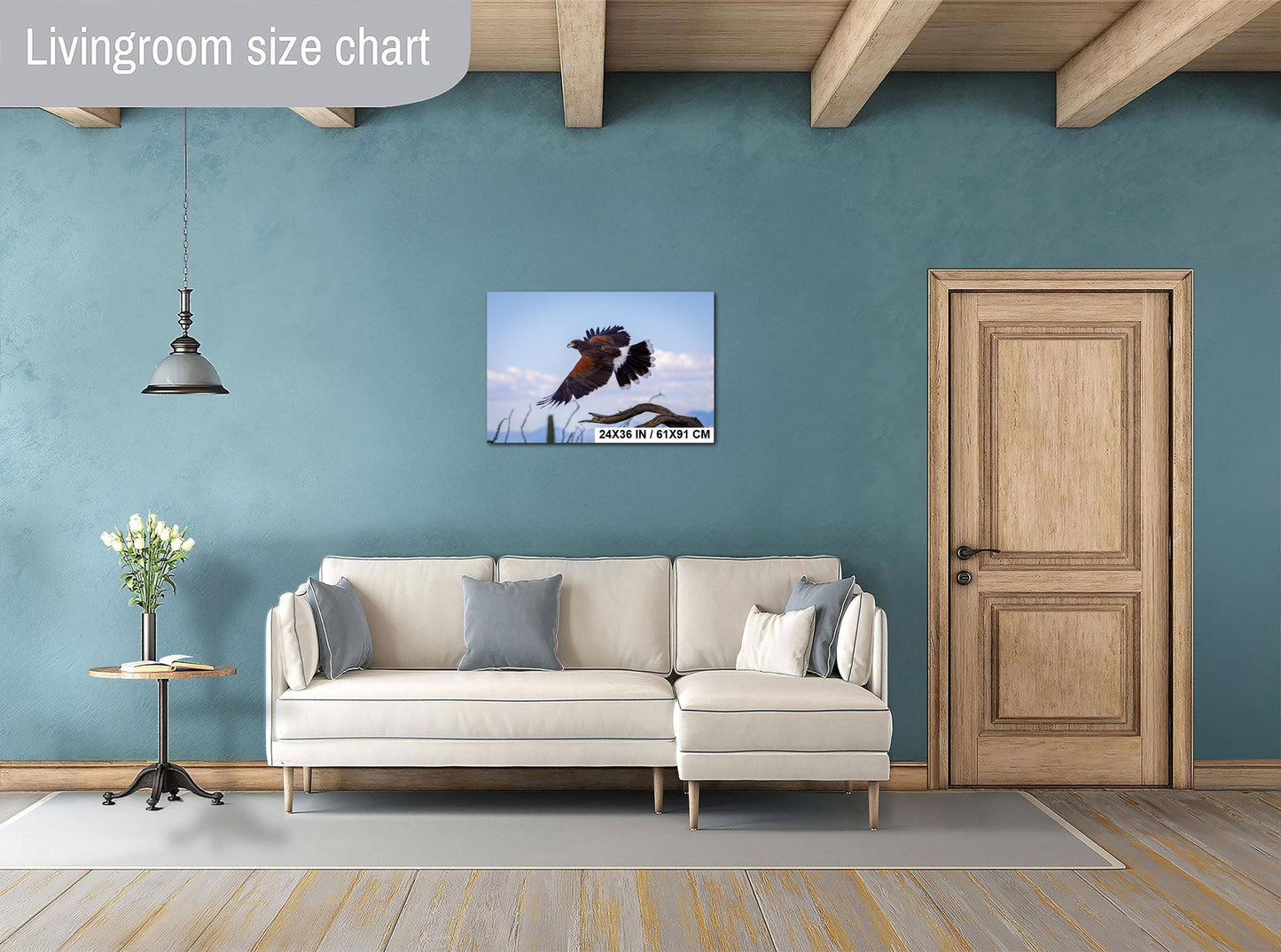 Harris's Hawk Desert Flight Photography: Southwest Wildlife Art Print