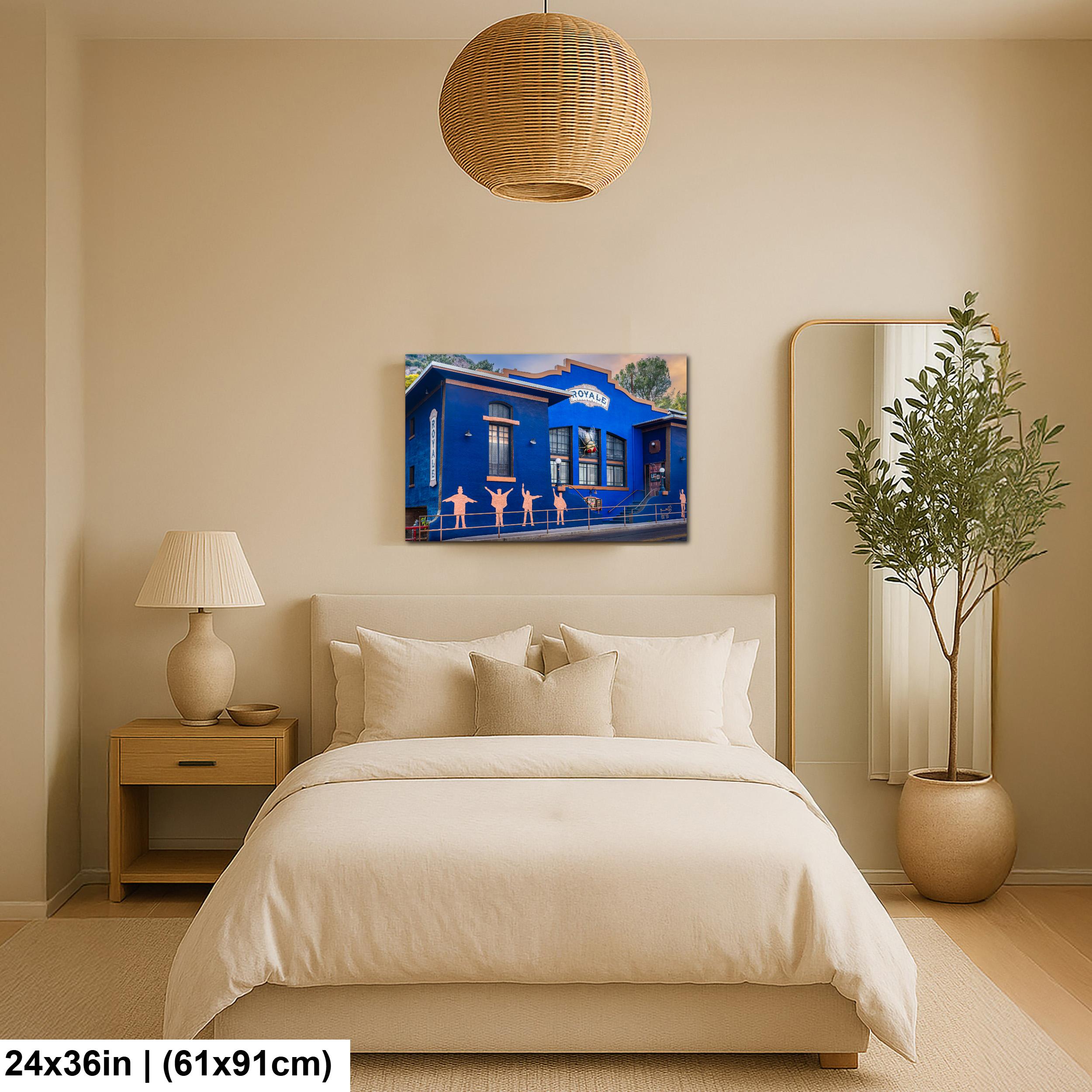 Bisbee Royale Theater Beatles Silhouette Mural Arizona Landmark Photography Wall Art