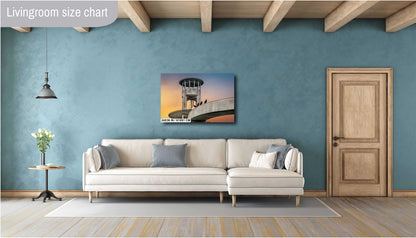Everglades Overlook Watchtower: Shark Valley Observation Tower, Everglades National Park Florida Print Wall Art Acrylic/Metal/Canvas