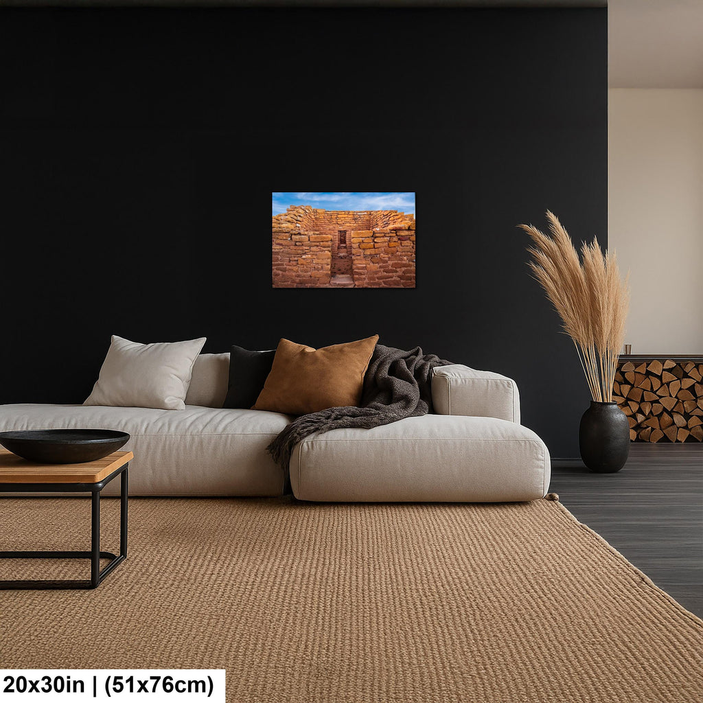 Ancient Pueblo Ruins at Mesa Verde National Park Colorado Photography Print, Southwest Wall Art, Ancestral Home Decor