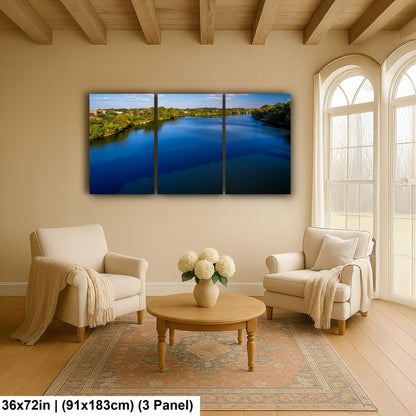 Selma Alabama River Bridge Reflection Photography Wall Art