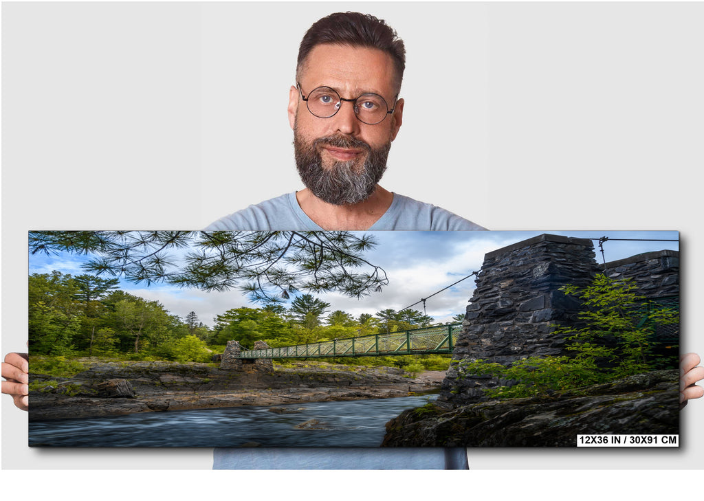 Swinging Bridge: Jay Cooke State Park, Minnesota Photography Wall Art