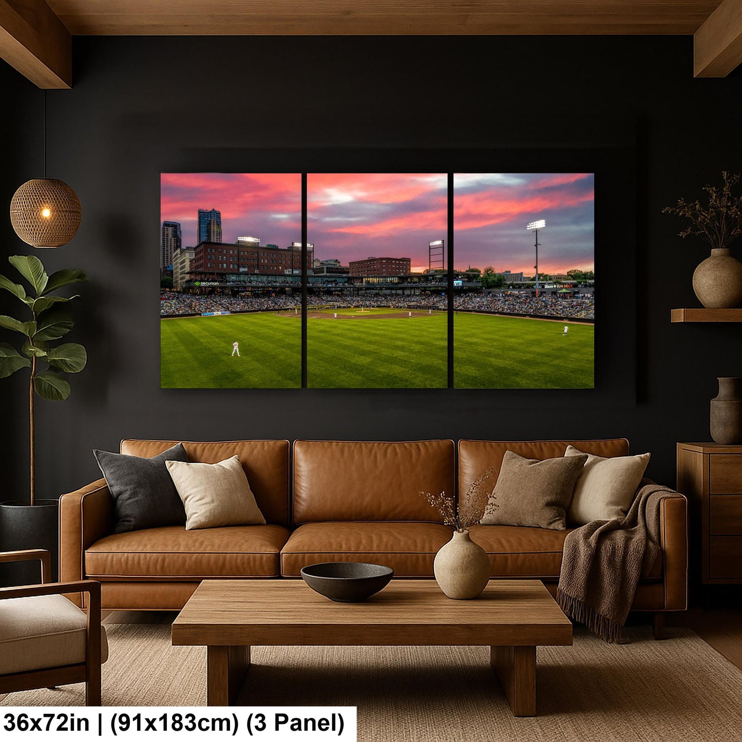 St. Paul Saints Baseball Stadium at Sunset, St. Paul Minnesota Photography Print