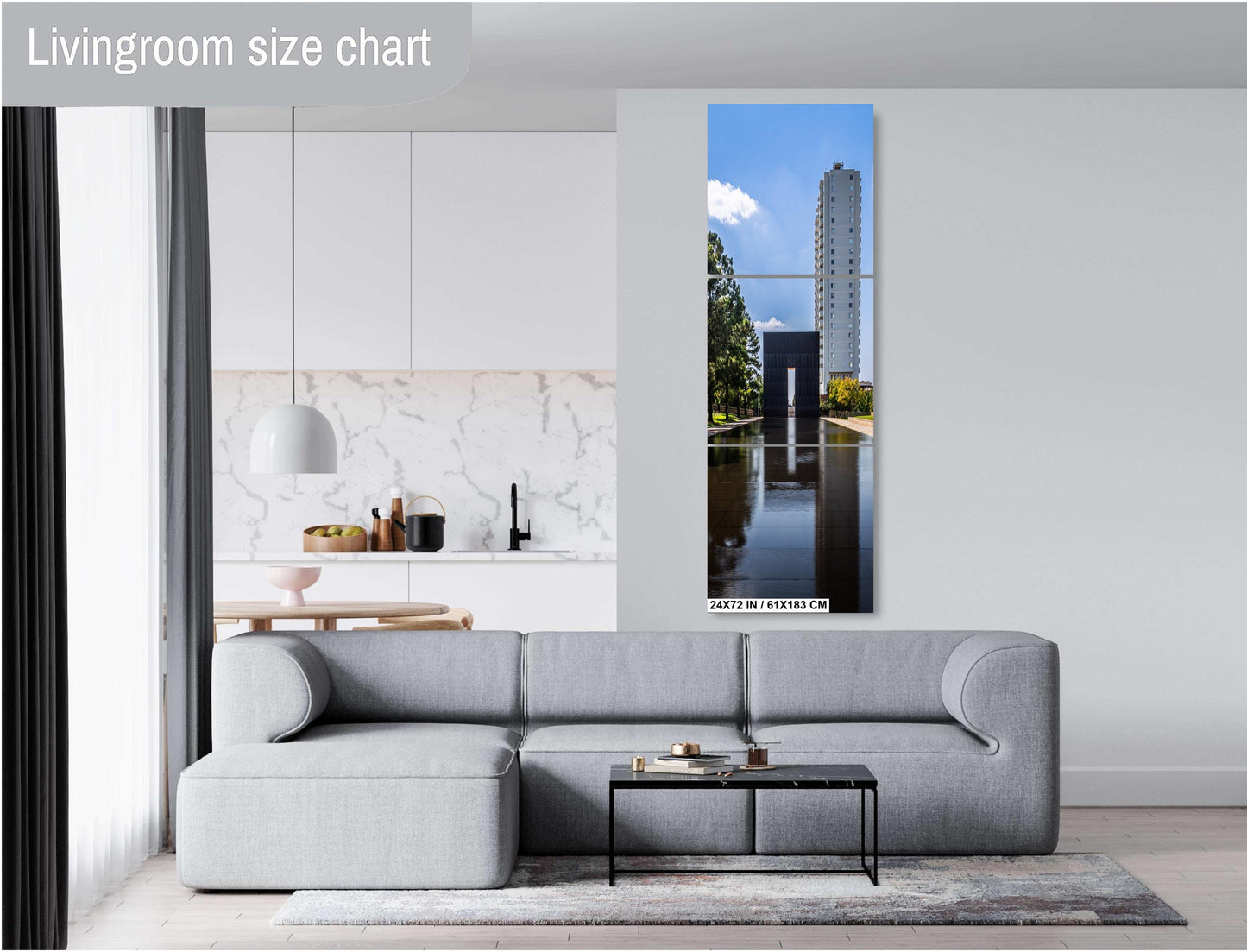 Oklahoma City Memorial Print: Reflection Pool Wall Art