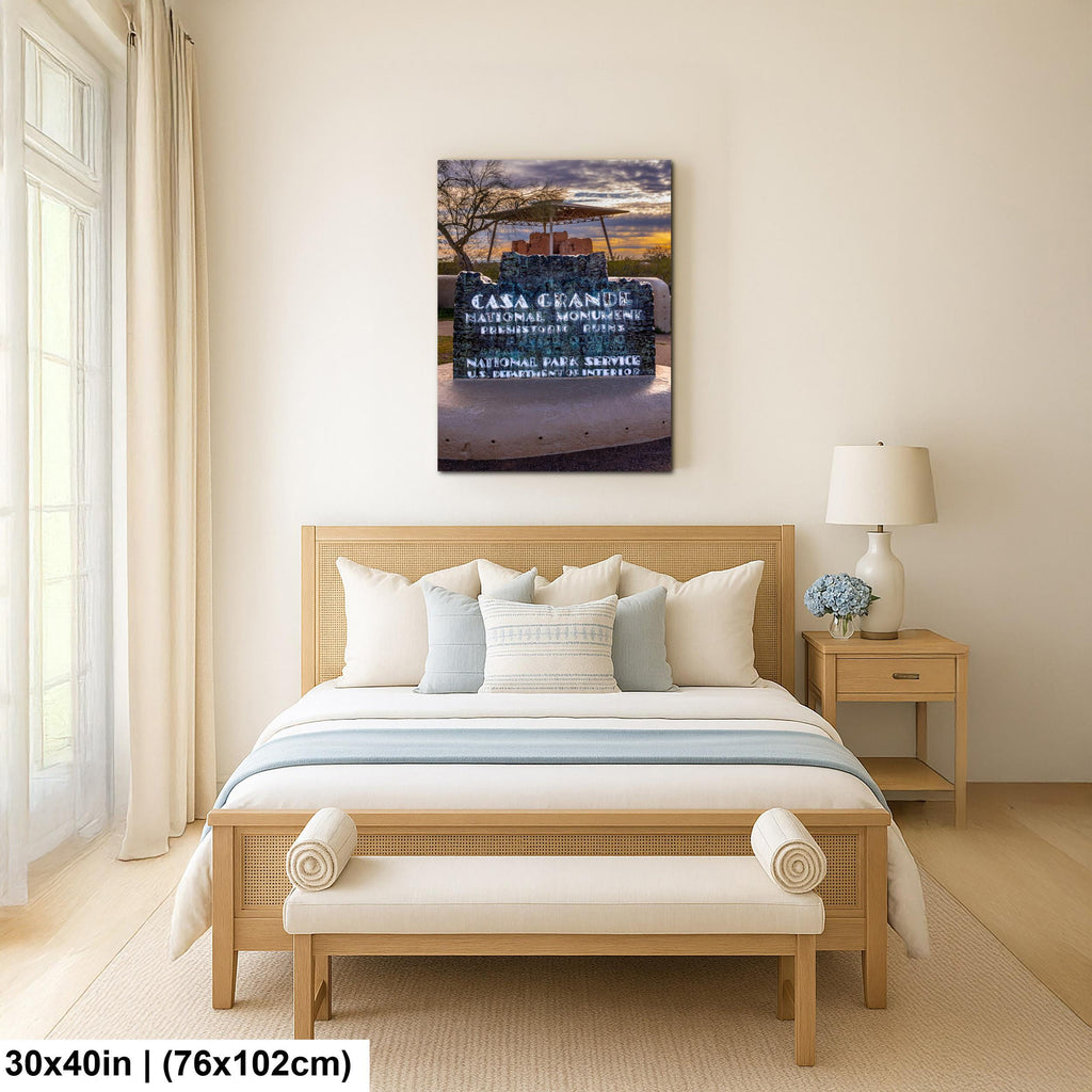 Casa Grande Ruins National Monument, Arizona, Ancient Desert Landmark Photography Wall Art
