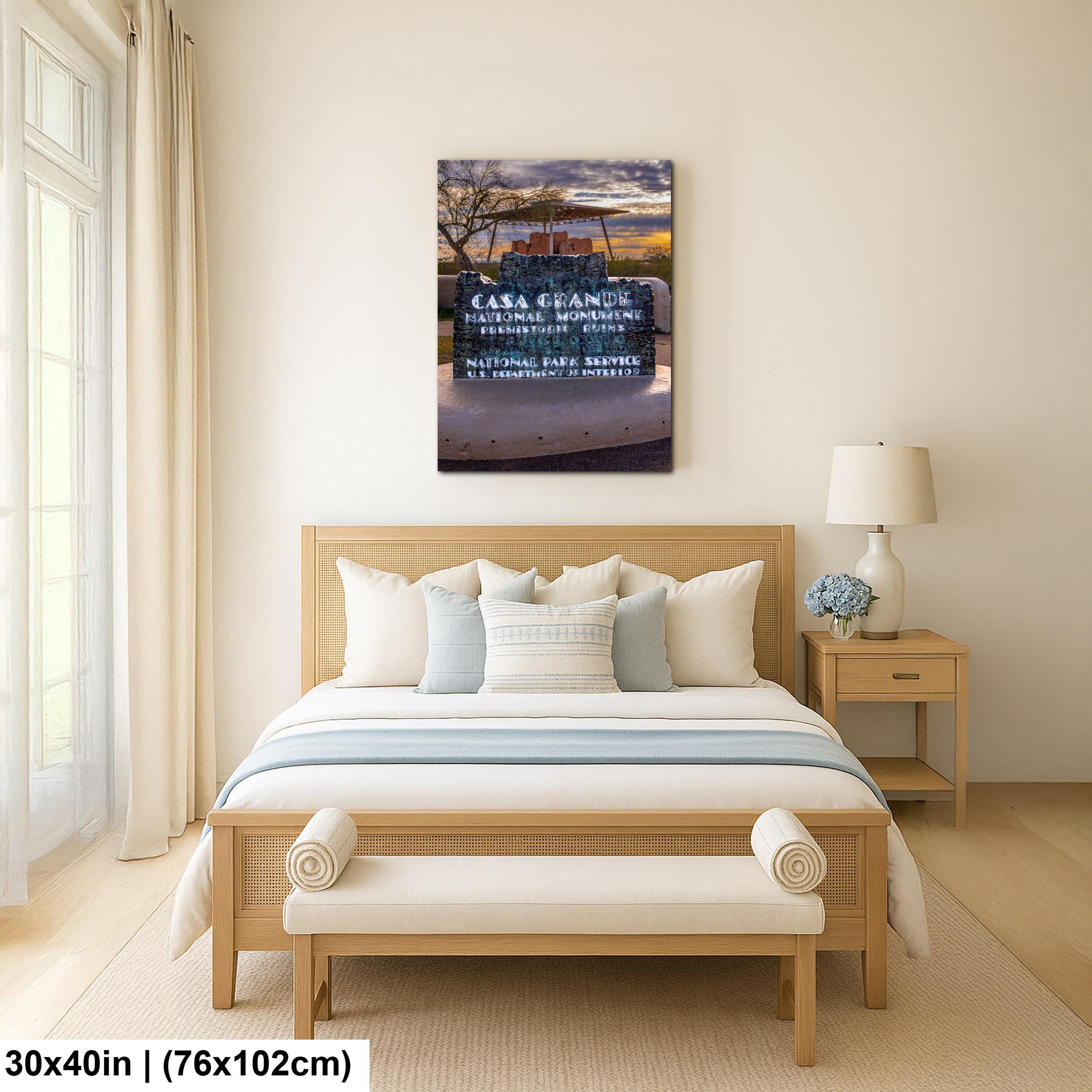 Casa Grande Ruins National Monument, Arizona, Ancient Desert Landmark Photography Wall Art