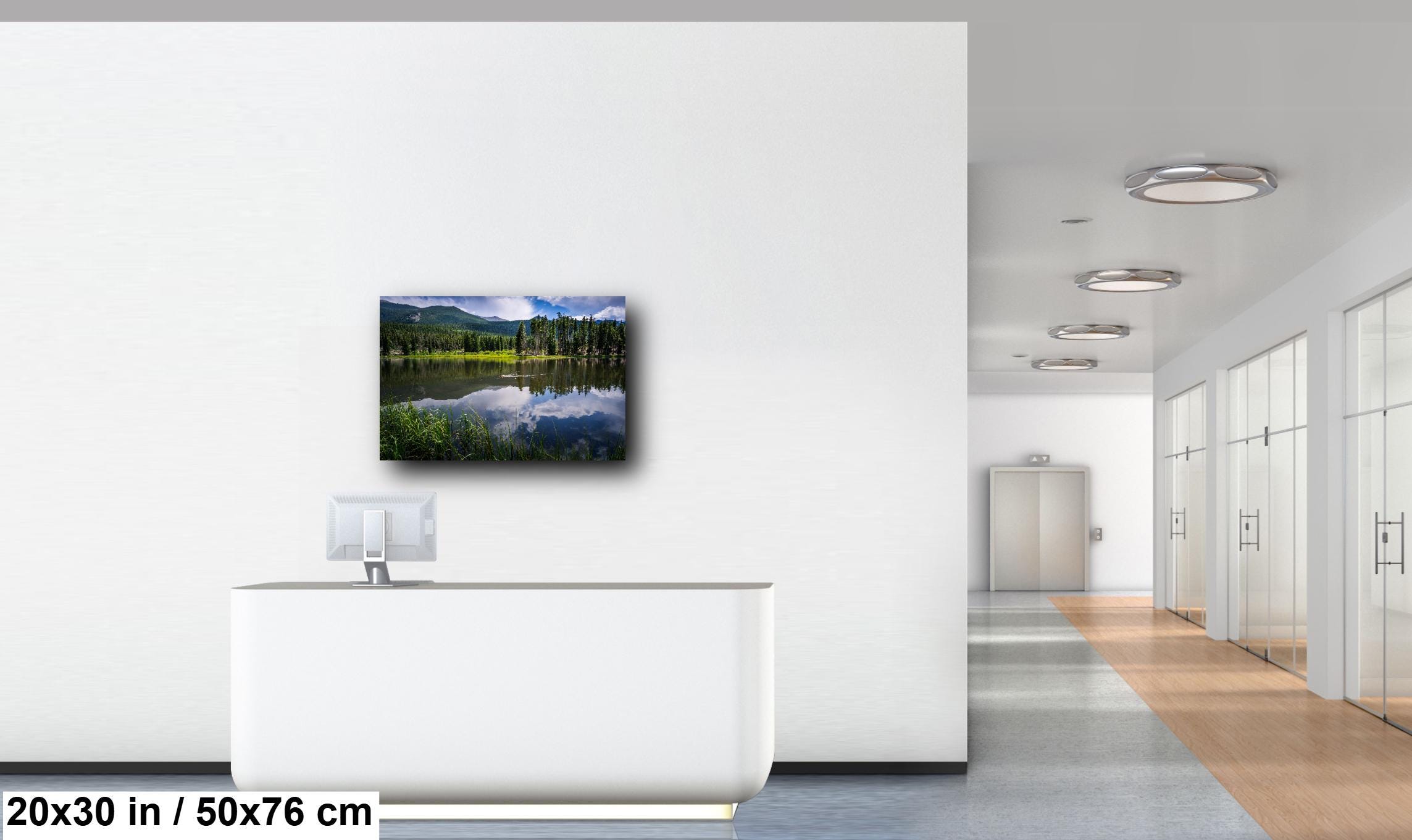 Rocky Mountain National Park Print: Colorado Lake Reflection Photography