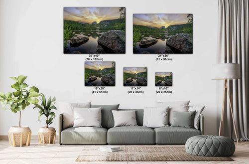 Bear Lake Sunrise Print: Rocky Mountain National Park, Colorado Landscape