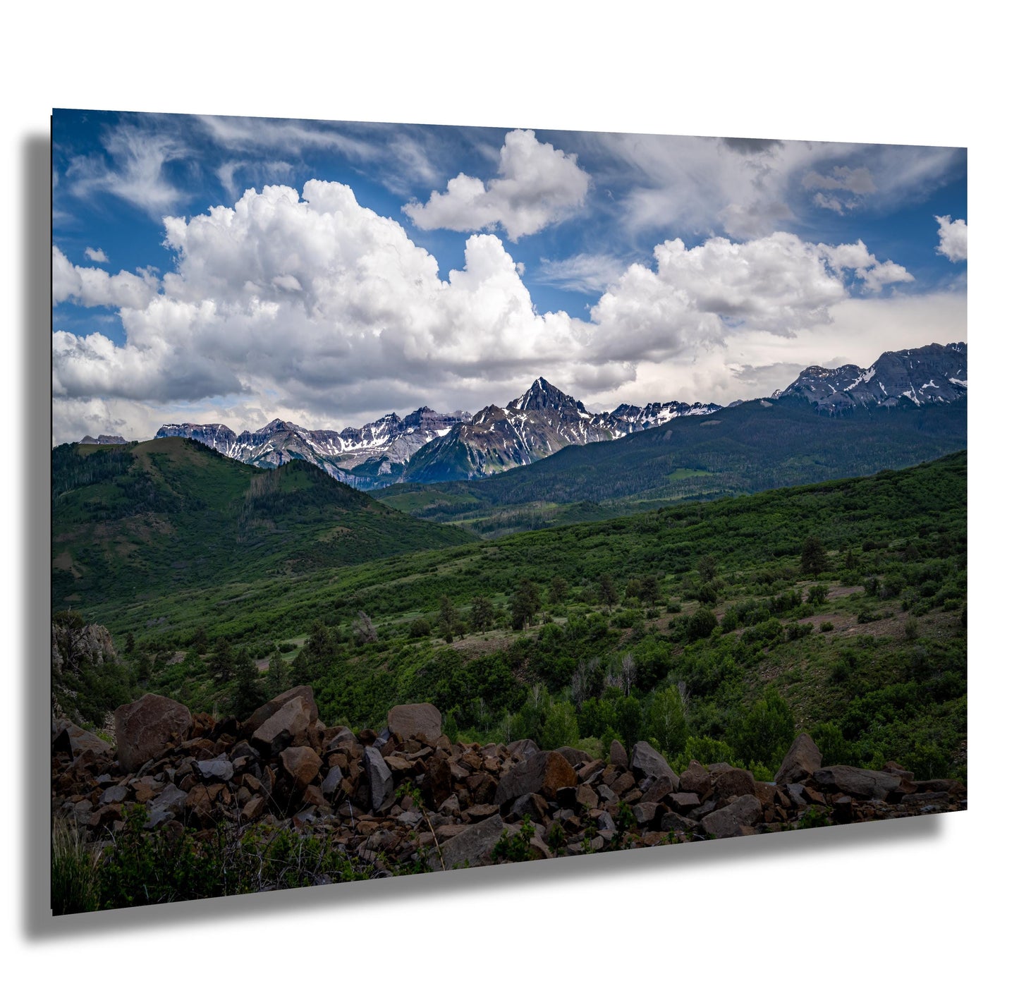 Breathtaking Views of Rocky Mountain Peaks from Colorado’s Telluride Wall Art Print Aluminum/Metal/Canvas Nature Landscape Photography