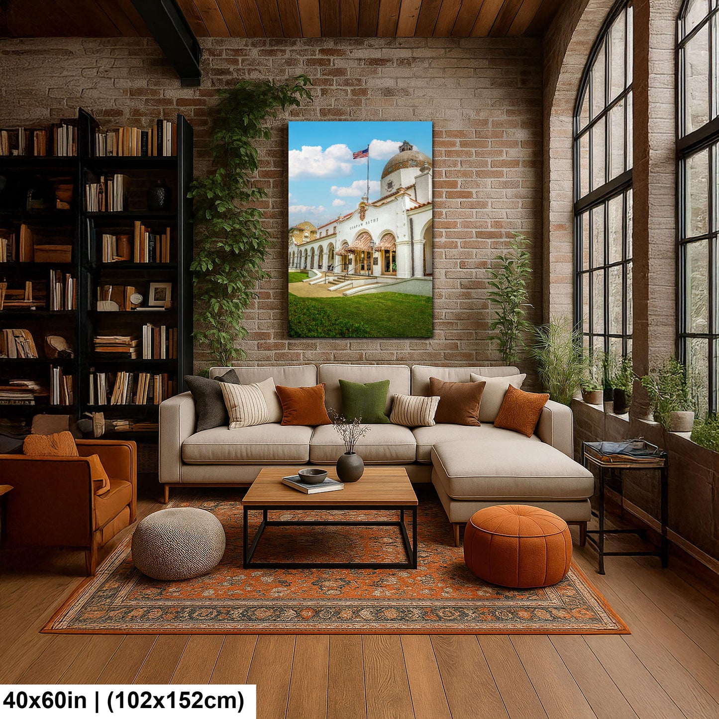 Quapaw Baths Historic Building, Hot Springs National Park Arkansas, Photography Print Wall Art